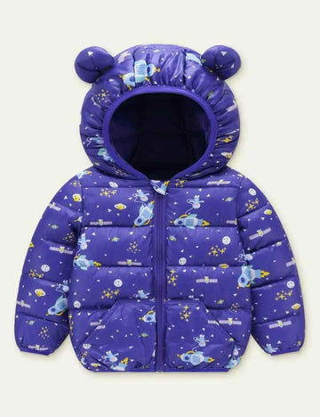 Animal Print down Cotton Jacket - Mini Taylor